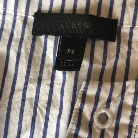 J. Crew Striped Lace Shirtdress - Picture 5 of 5